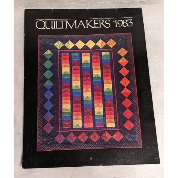 Quiltmakers 1983 Calendar Unmarked Signed Diana Leone Vtg Ephemera Scrapbook Sew - Picture 10 of 10